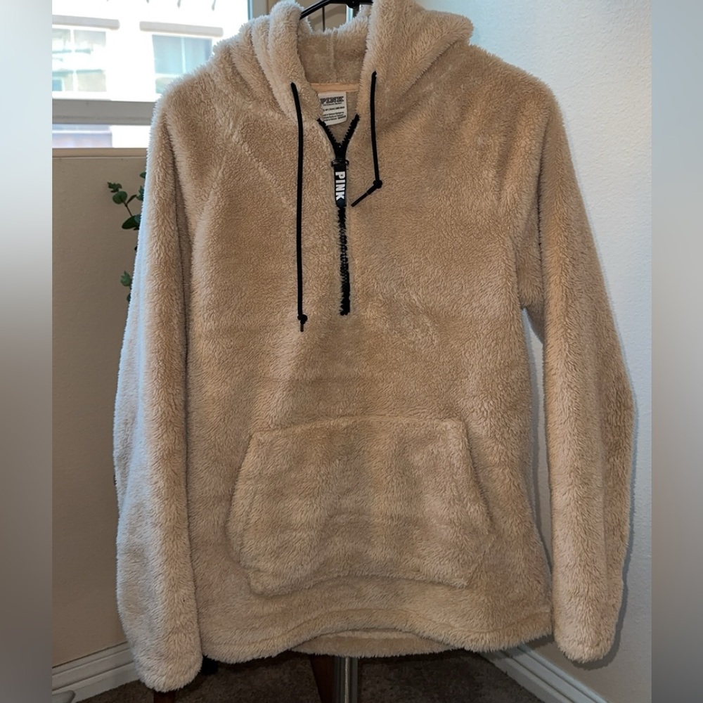 PINK Victoria Secret Fluffy fleece hoodie